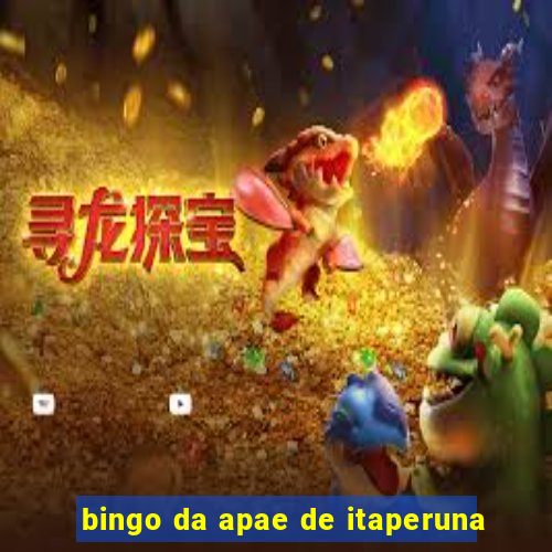 bingo da apae de itaperuna